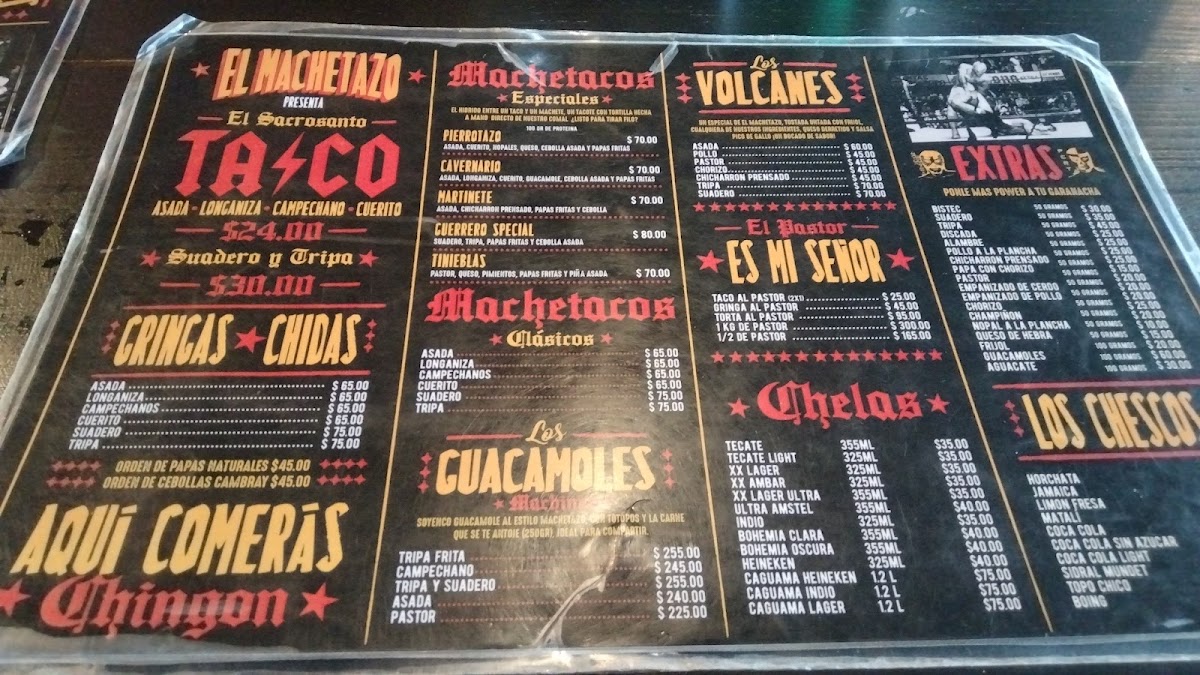 El Machetazo Menu Photo 9