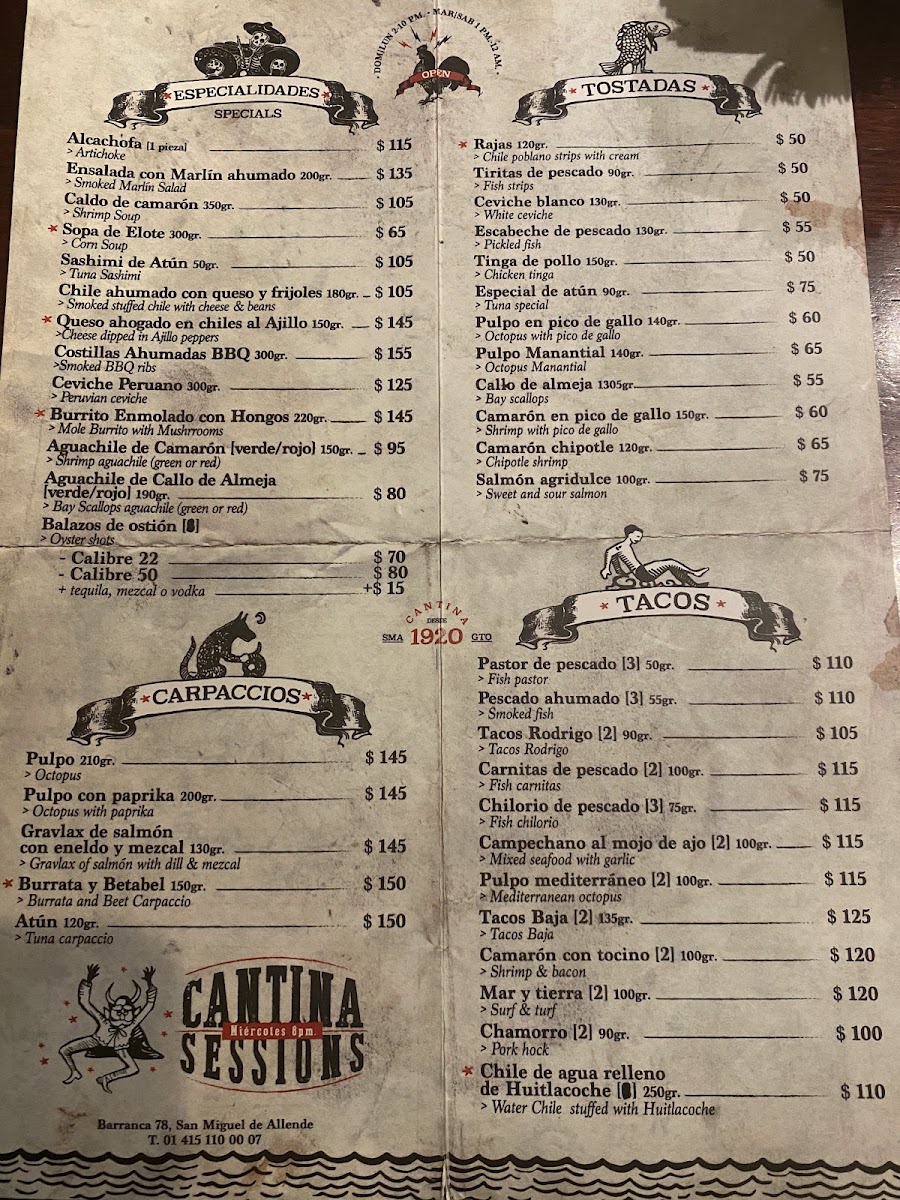 El Manantial Menu Photo 2