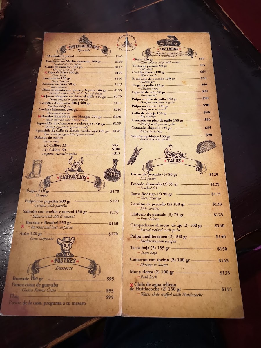 El Manantial Menu Photo 4