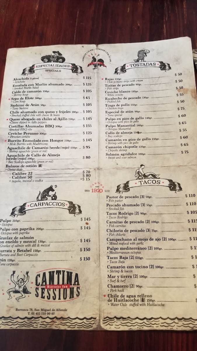 El Manantial Menu Photo 6