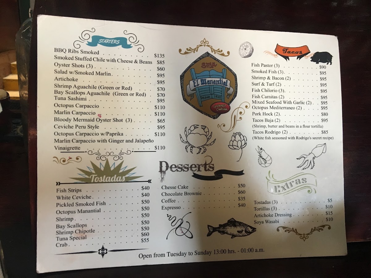 El Manantial Menu Photo 8