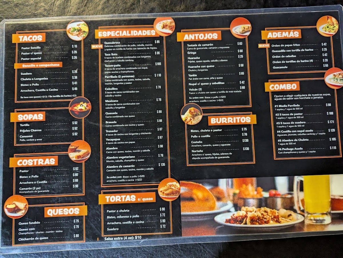 El Naranjito Menu Photo 2