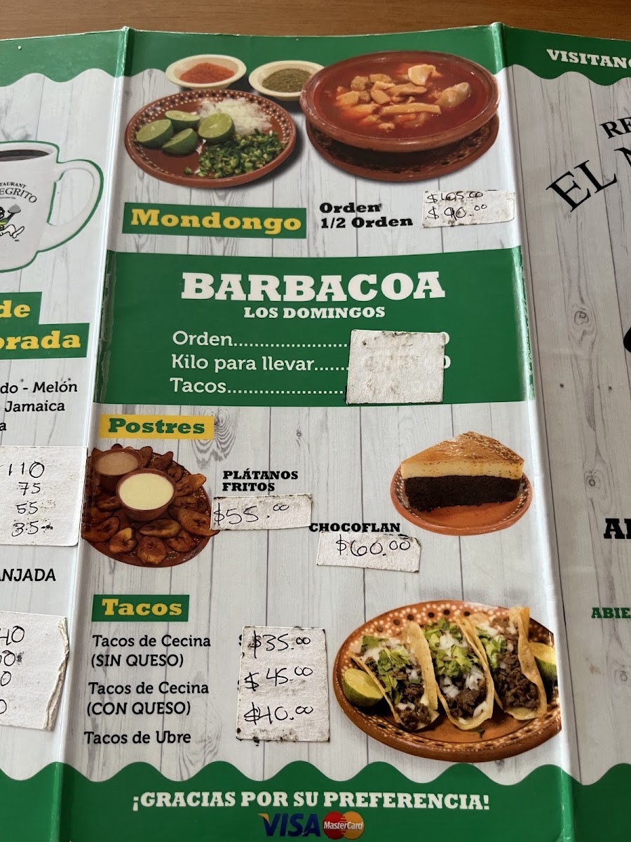 El Negrito De Ozuluama Menu Photo 5
