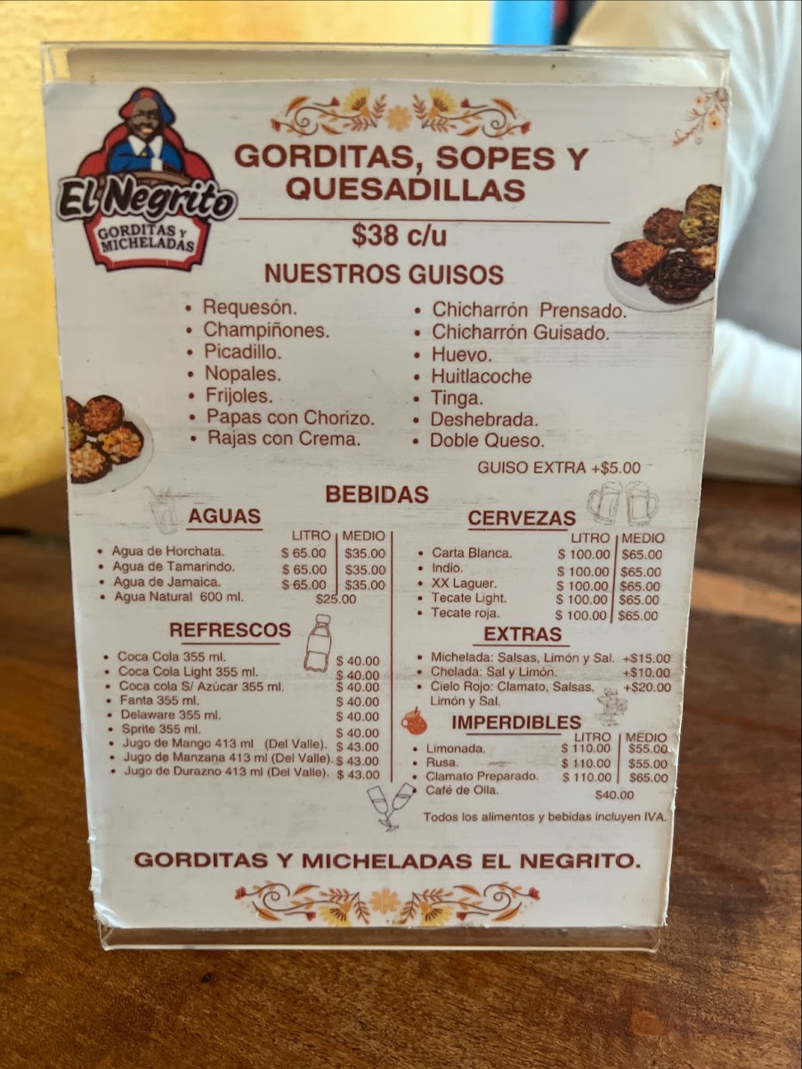 El Negrito Gorditas Y Micheladas Menu Photo 10