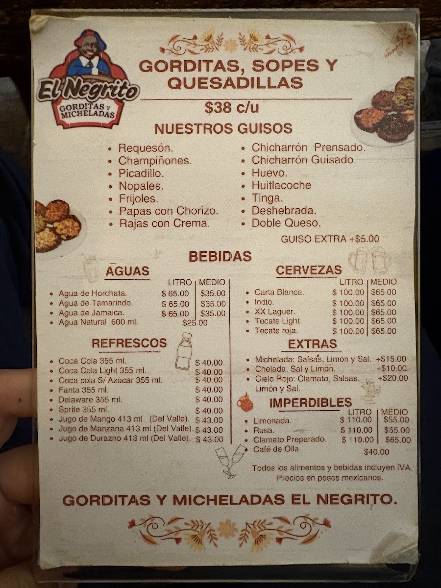 El Negrito Gorditas Y Micheladas Menu Photo 5