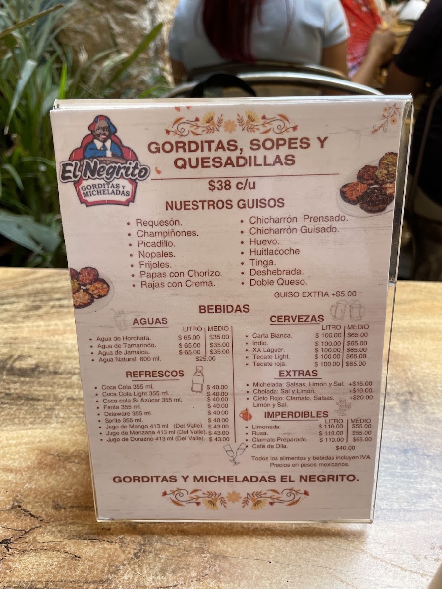 El Negrito Gorditas Y Micheladas Menu Photo 8