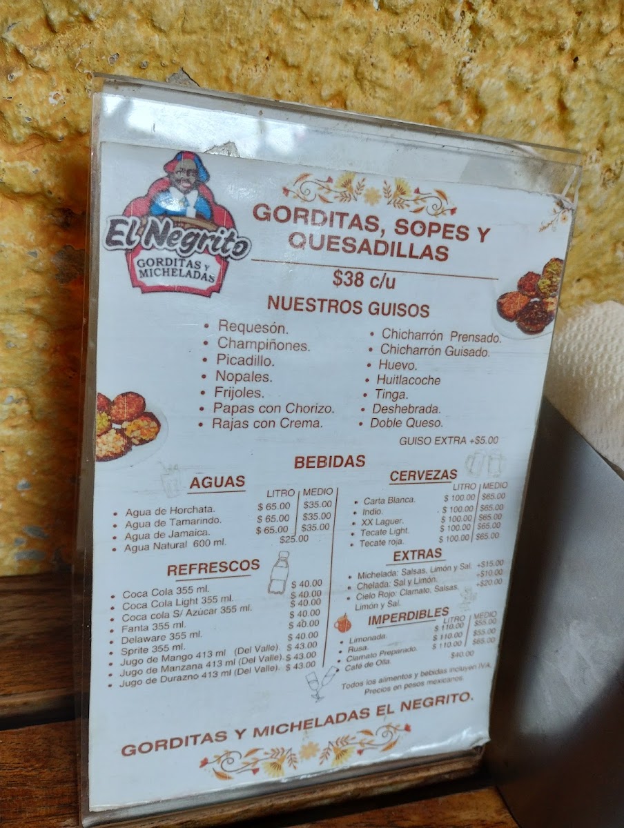 El Negrito Gorditas Y Micheladas Menu Photo 9