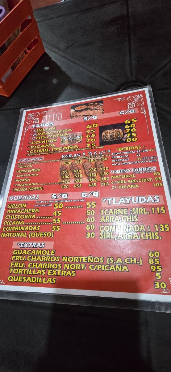 El Norteno Menu Photo 2