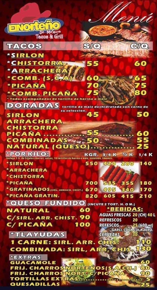 El Norteno Menu Photo 3