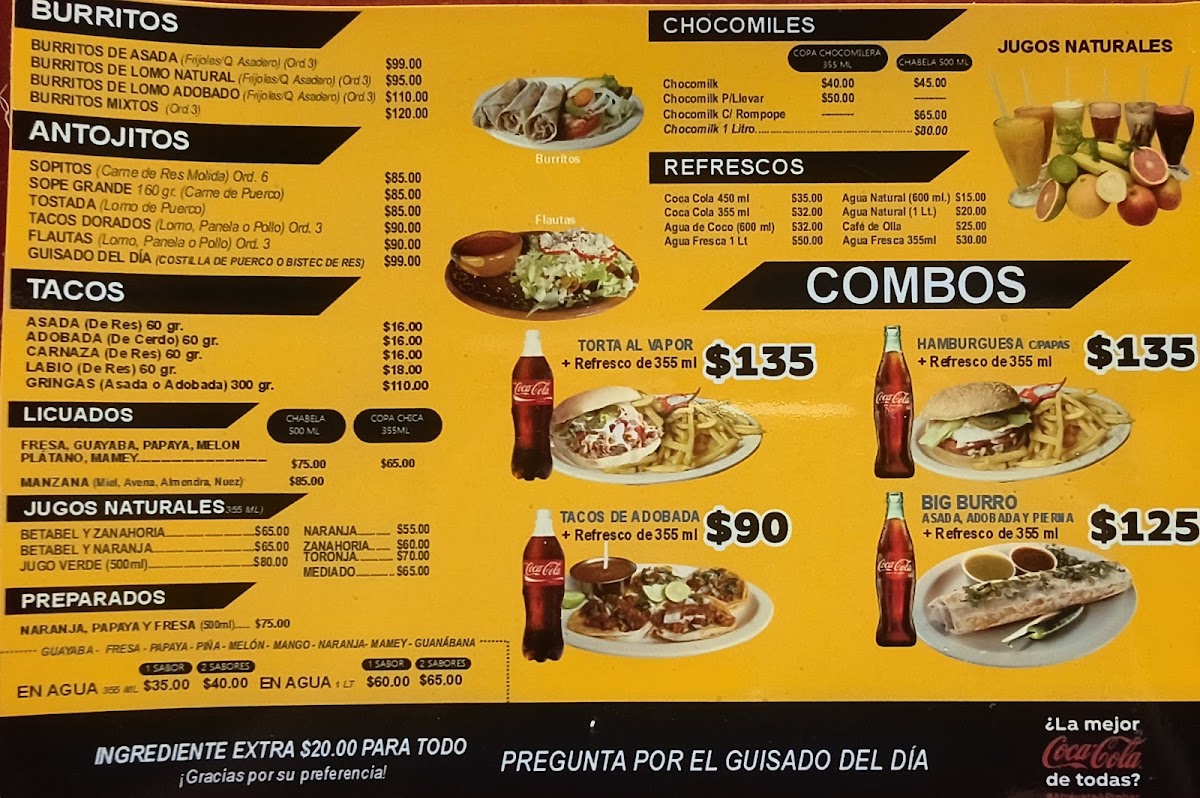 El Osito Polar Issste Menu Photo 4