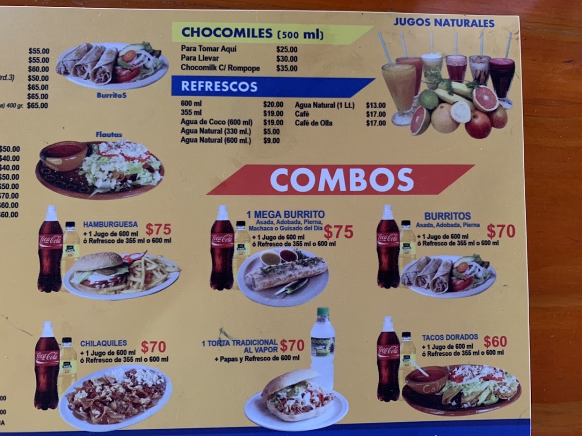 El Osito Polar Issste Menu Photo 9