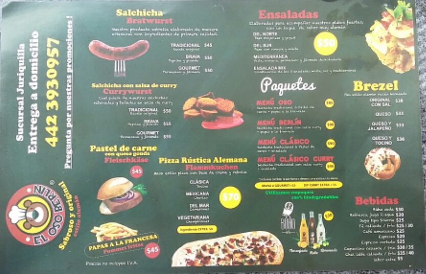 El Oso Berlin Menu Photo 3