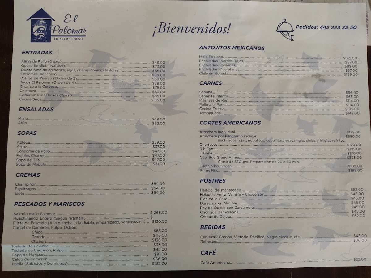 El Palomar Menu Photo 8