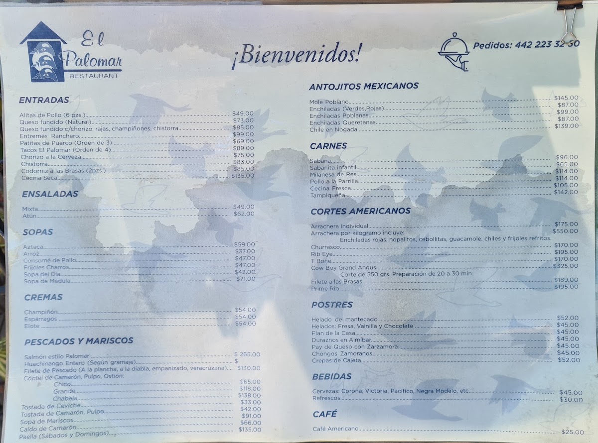 El Palomar Menu Photo 9