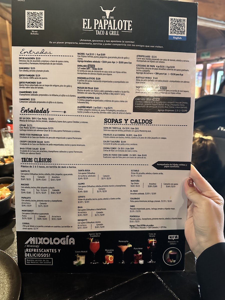 El Papalote Taco & Grill Valle Menu Photo 3