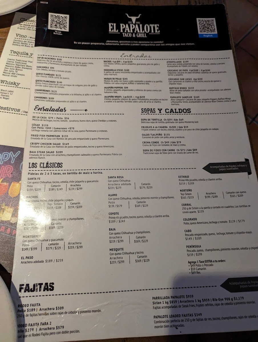 El Papalote Taco & Grill Valle Menu Photo 7