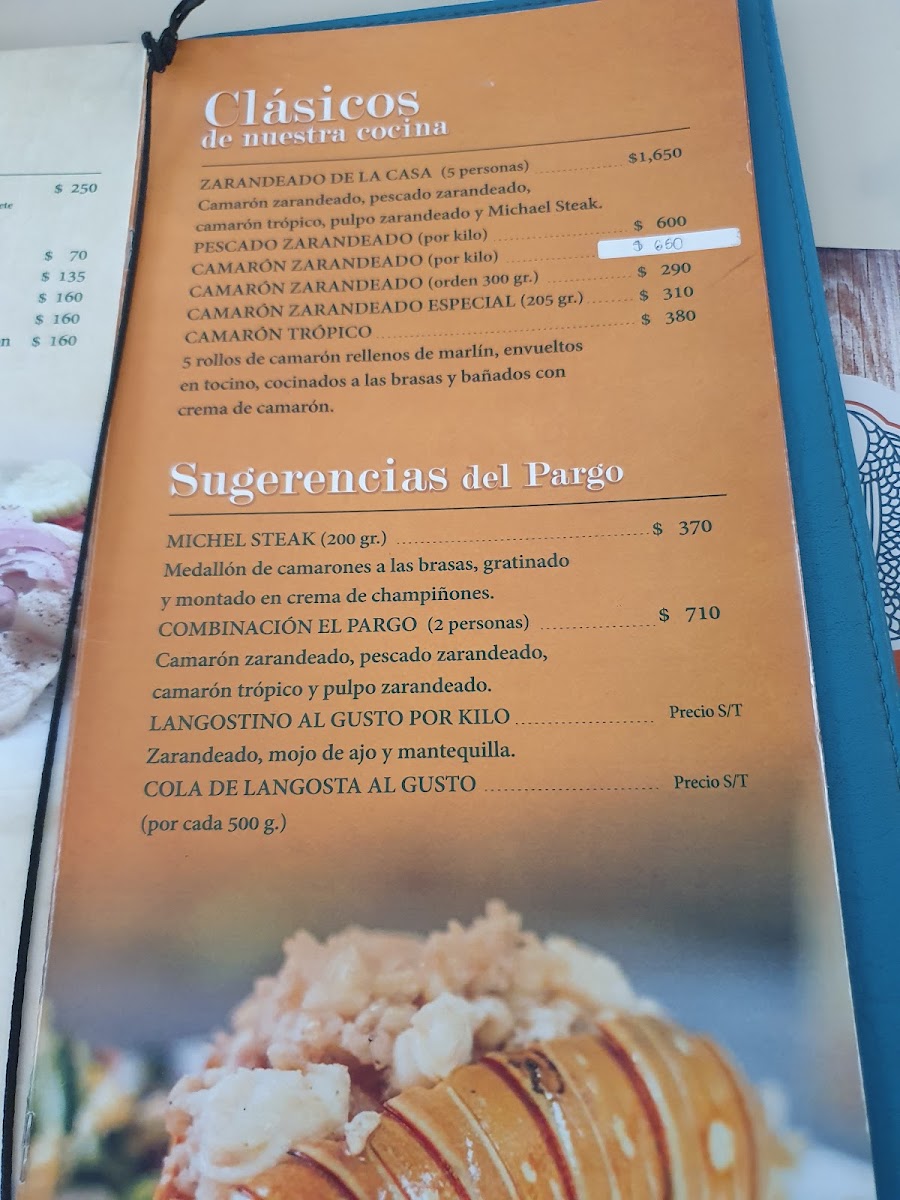 El Pargo Menu Photo 2
