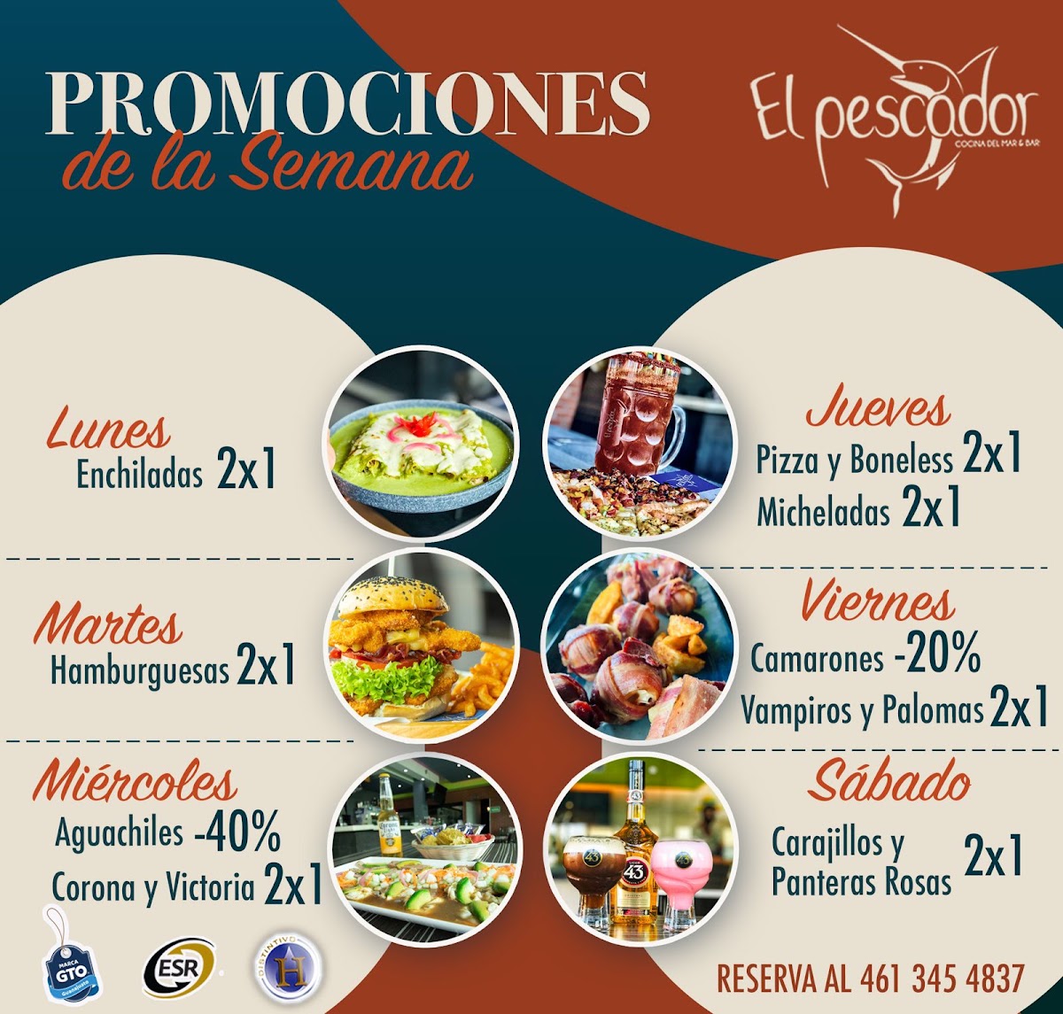 El Pescador 144 Menu