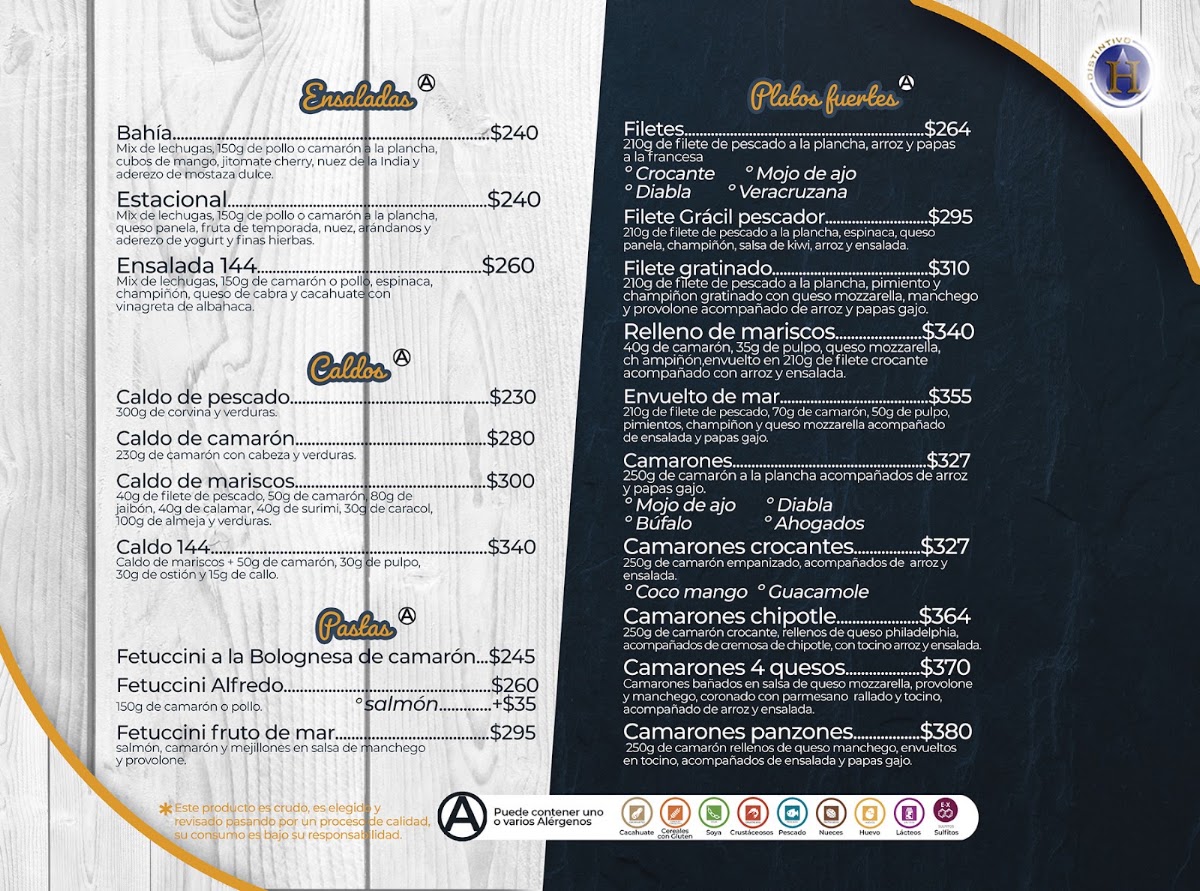 El Pescador 144 Menu Photo 4