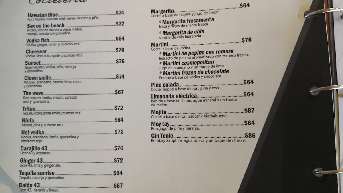 El Pescador 144 Menu Photo 8