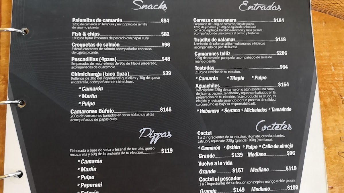 El Pescador 144 Menu Photo 9