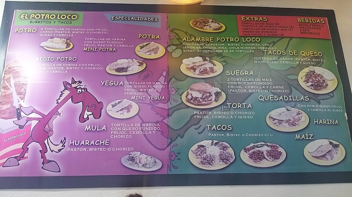 El Potro Loco Menu Photo 6