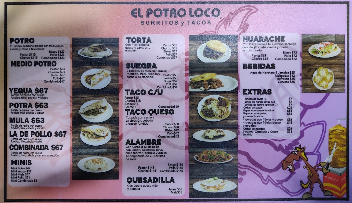El Potro Loco Menu Photo 9