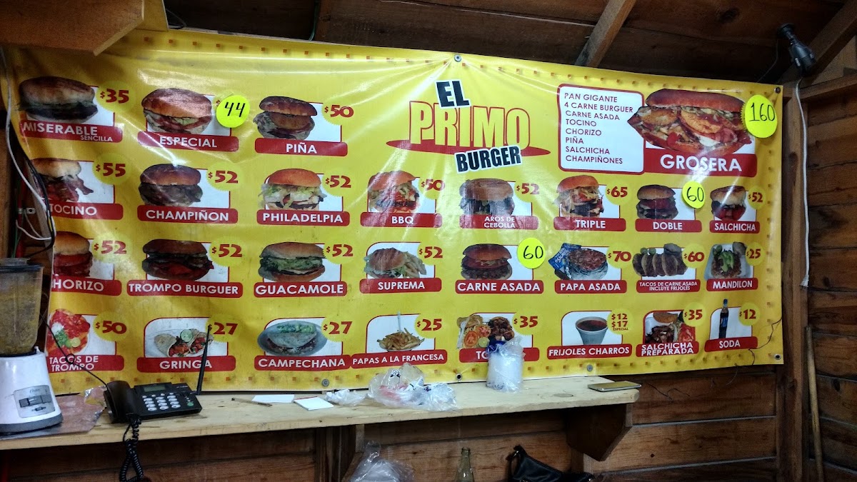 El Primo Burger Huinala Menu Photo 5