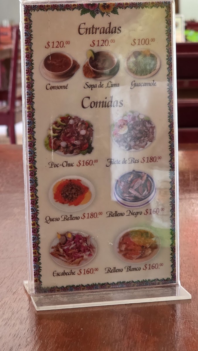 El Principe Tutul Xiu Ticul Menu Photo 3
