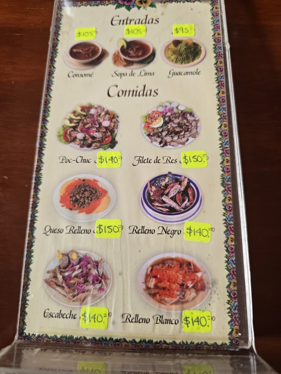 El Principe Tutul Xiu Ticul Menu Photo 4