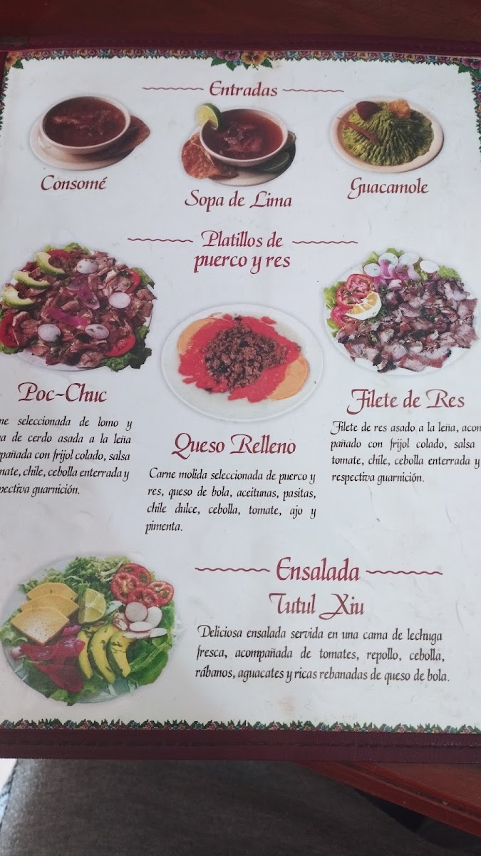 El Principe Tutul Xiu Ticul Menu Photo 6