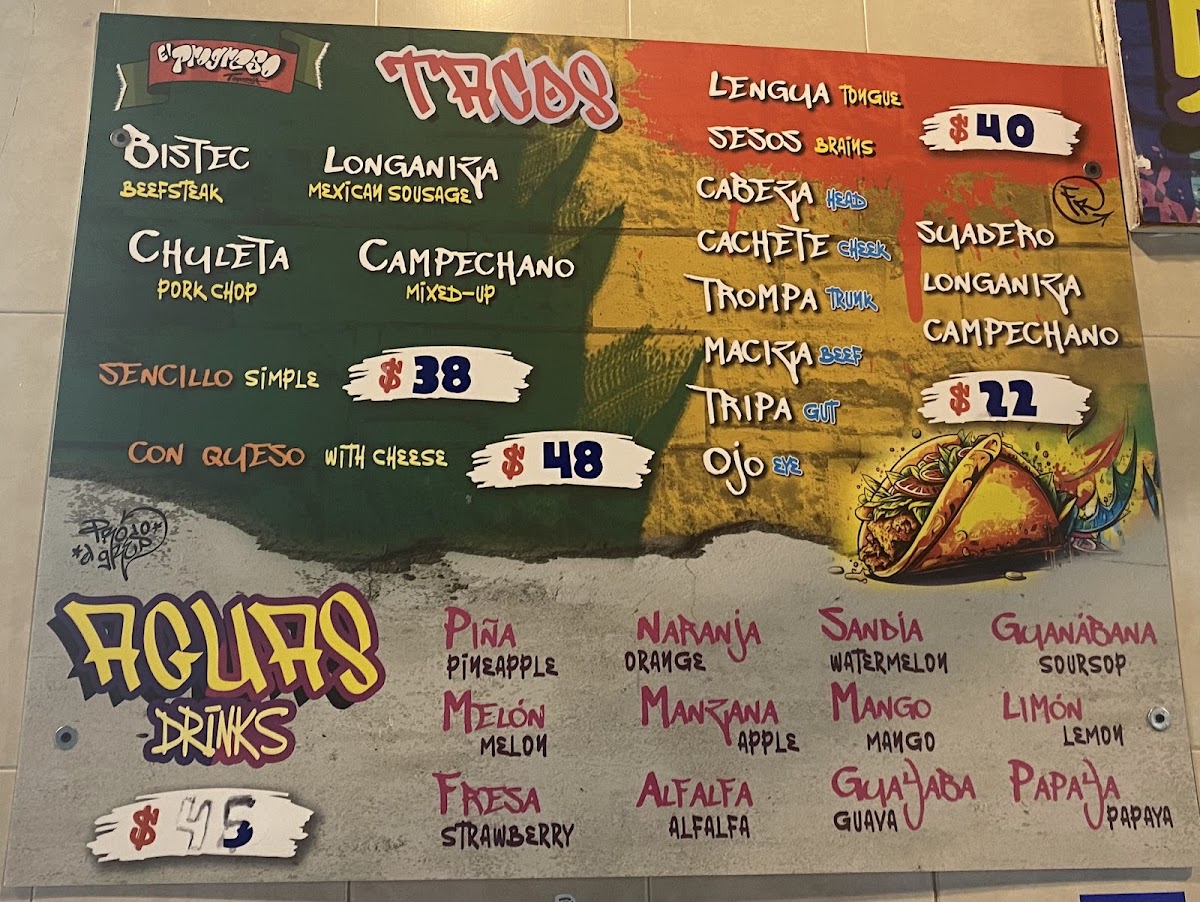 El Progreso Menu Photo 5