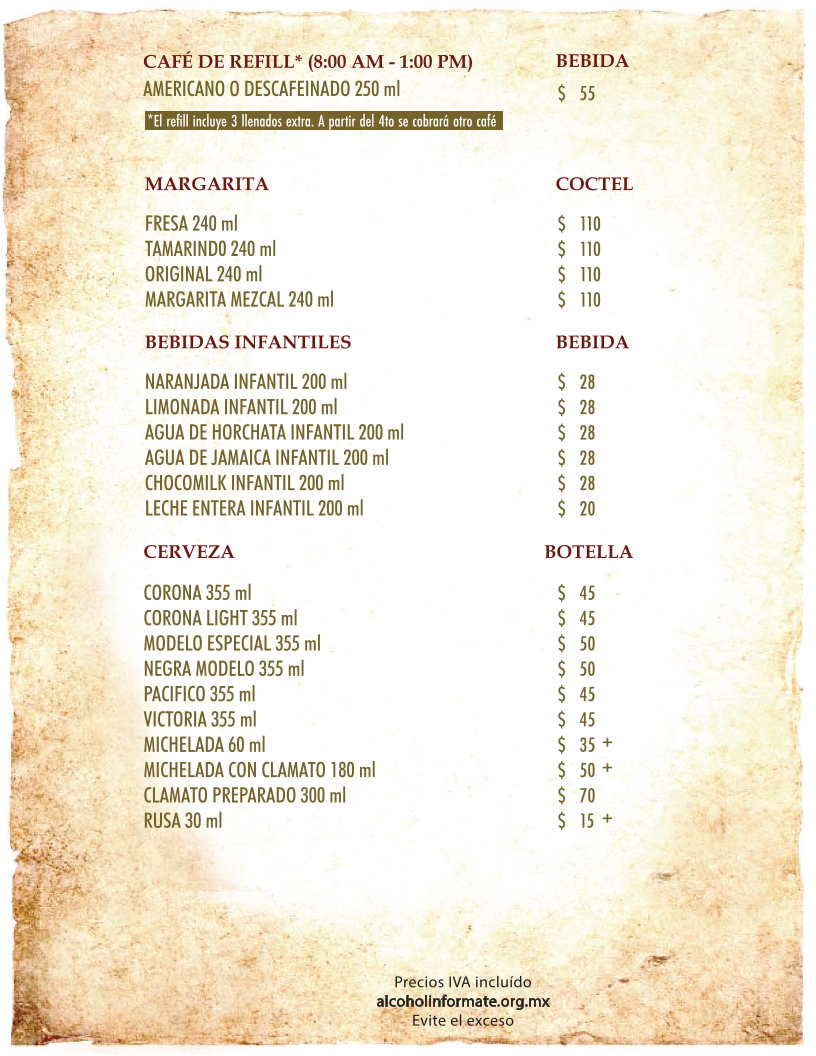 El Quelite - Comida Mexicana Menu Photo 4