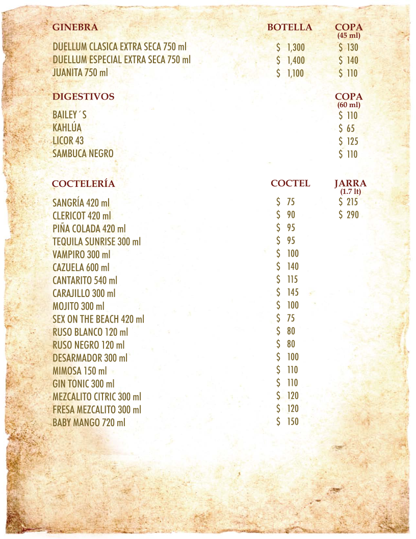 El Quelite - Comida Mexicana Menu Photo 7