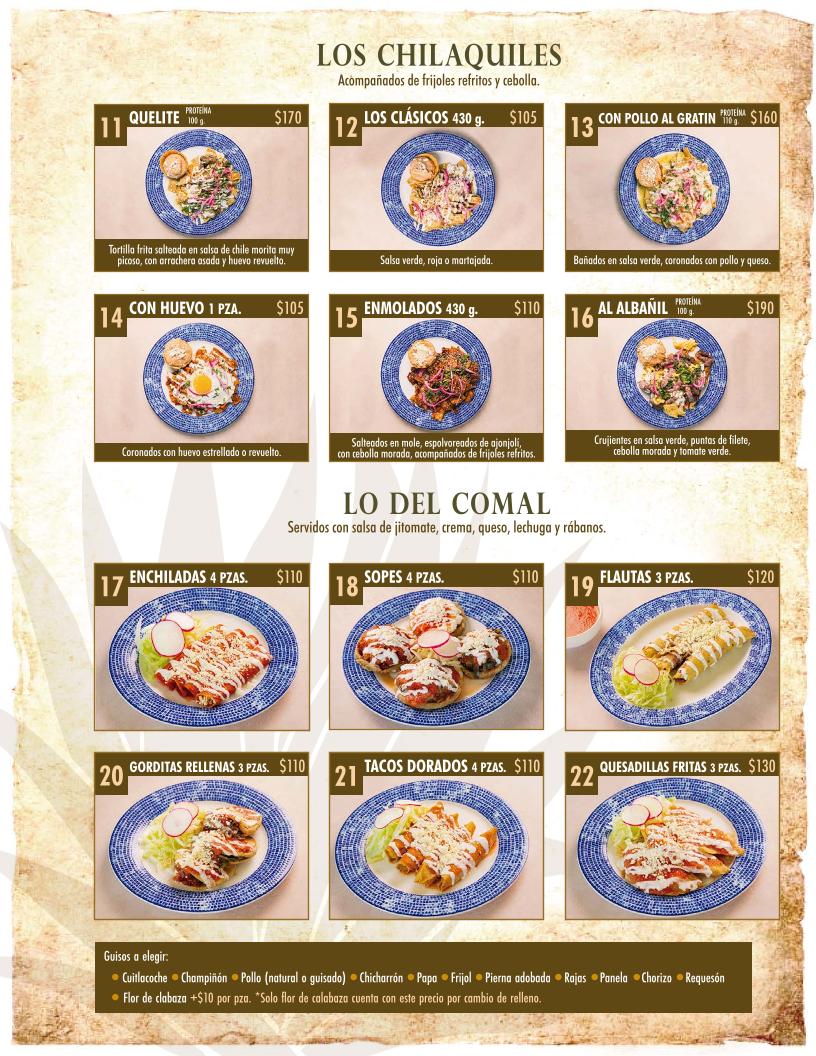 El Quelite - Comida Mexicana Menu Photo 8