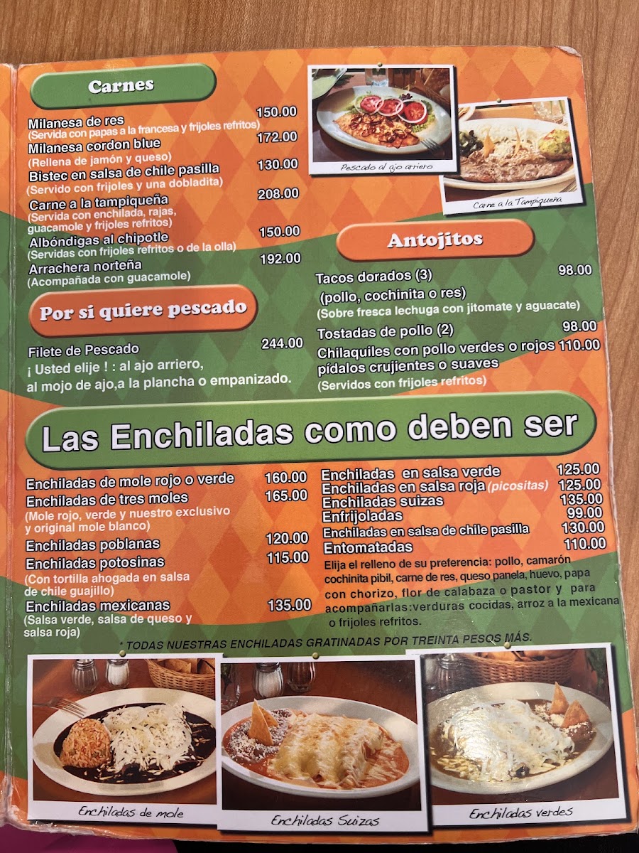 El Regreso Menu Photo 3