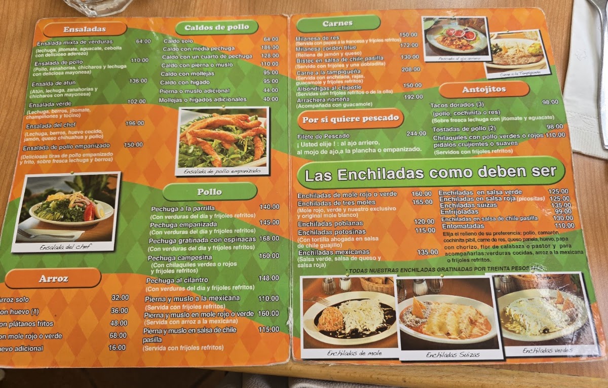 El Regreso Menu Photo 4