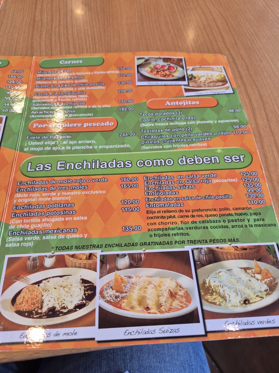 El Regreso Menu Photo 6