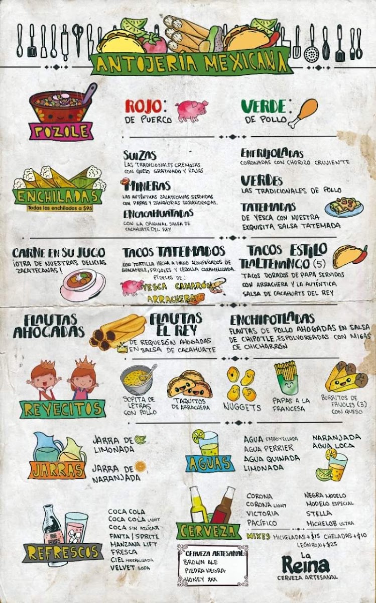 El Rey Zacatecas Menu Photo 3