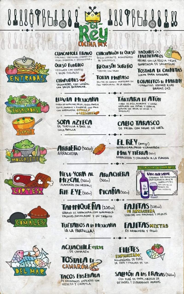 El Rey Zacatecas Menu Photo 4