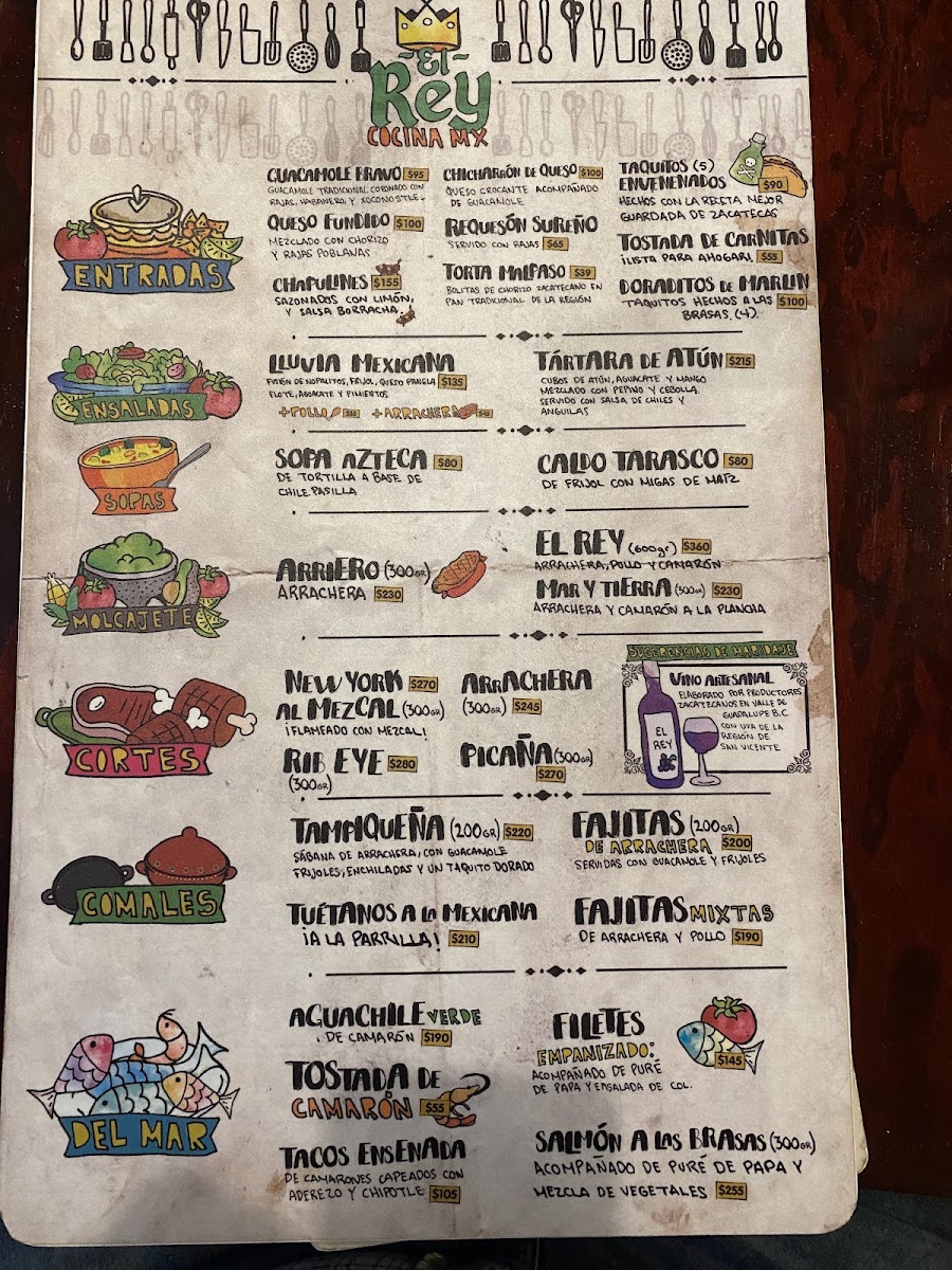 El Rey Zacatecas Menu Photo 9