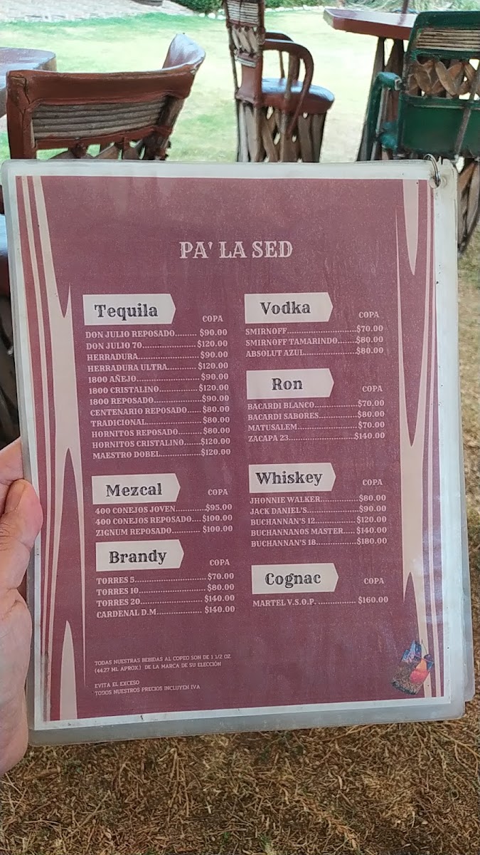 El Rincón Brujo Terraza Jardín Menu Photo 3