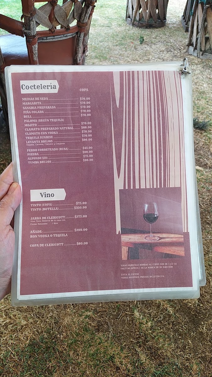 El Rincón Brujo Terraza Jardín Menu Photo 5