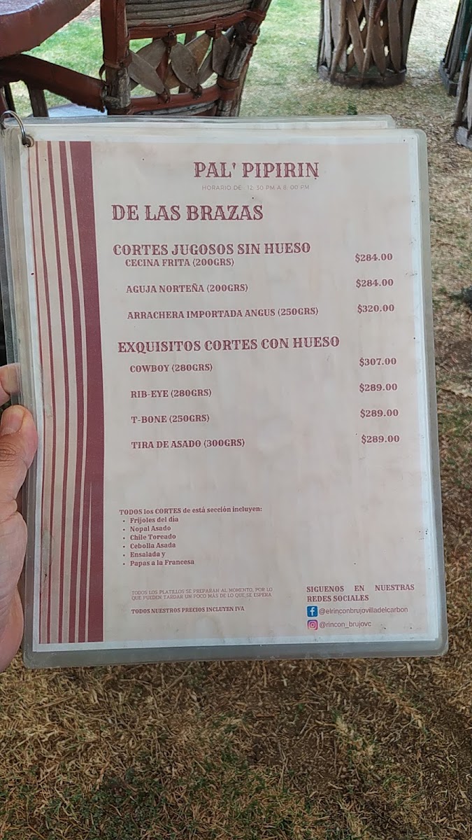 El Rincón Brujo Terraza Jardín Menu Photo 8