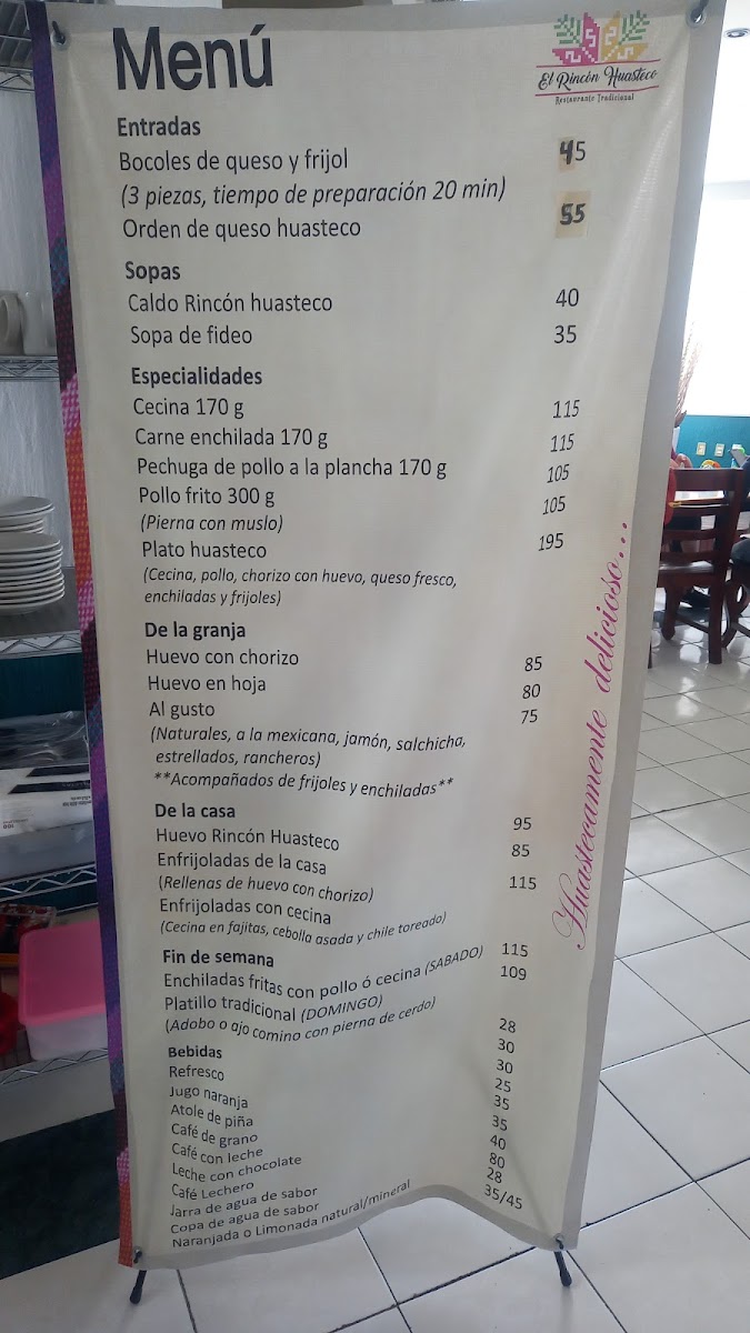 El Rincón Huasteco Menu Photo 3