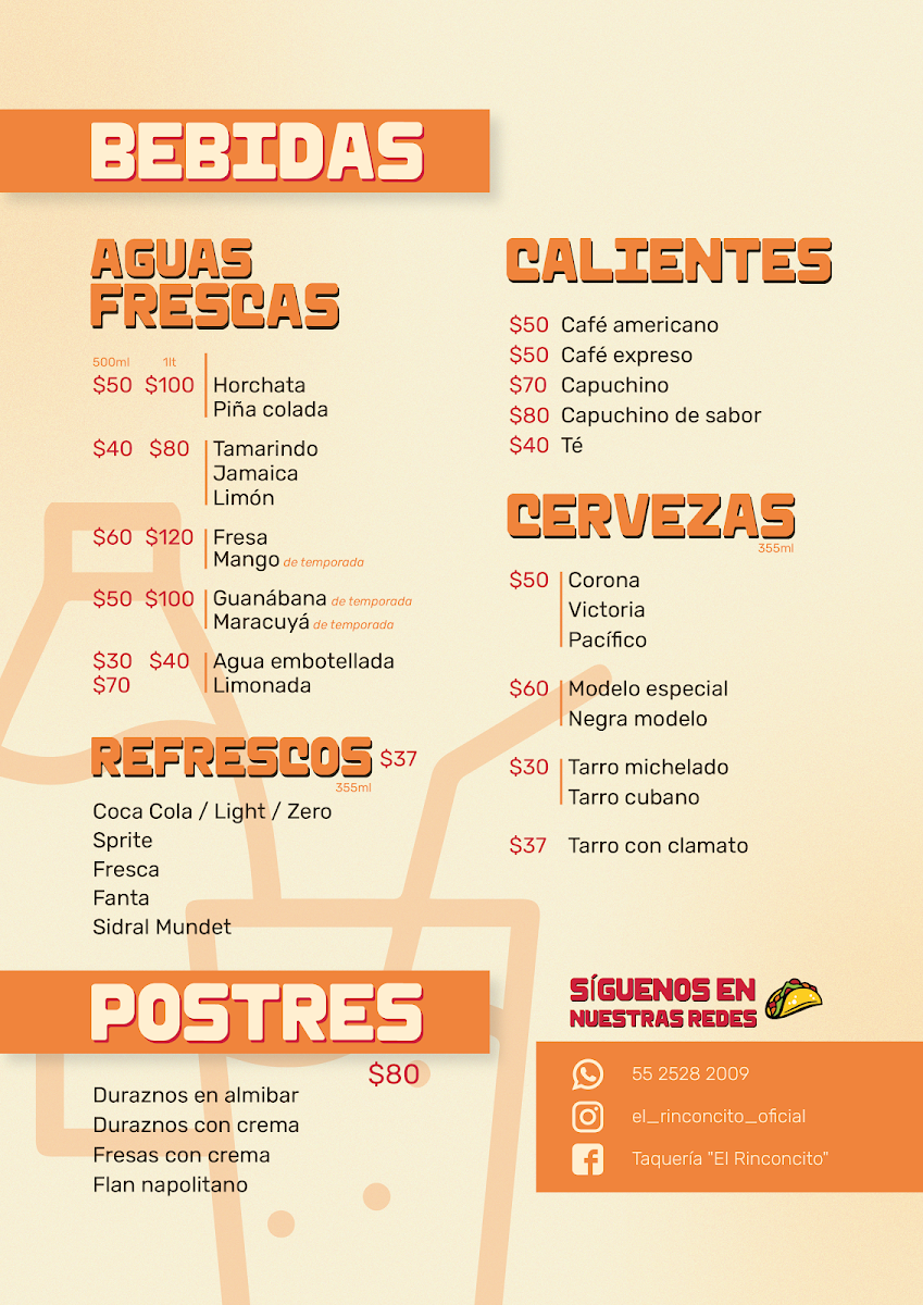 El Rinconcito Menu Photo 3