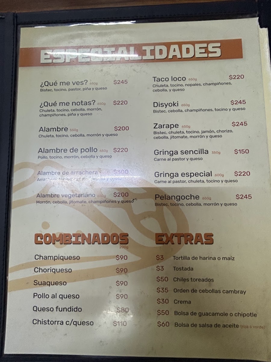 El Rinconcito Menu Photo 4