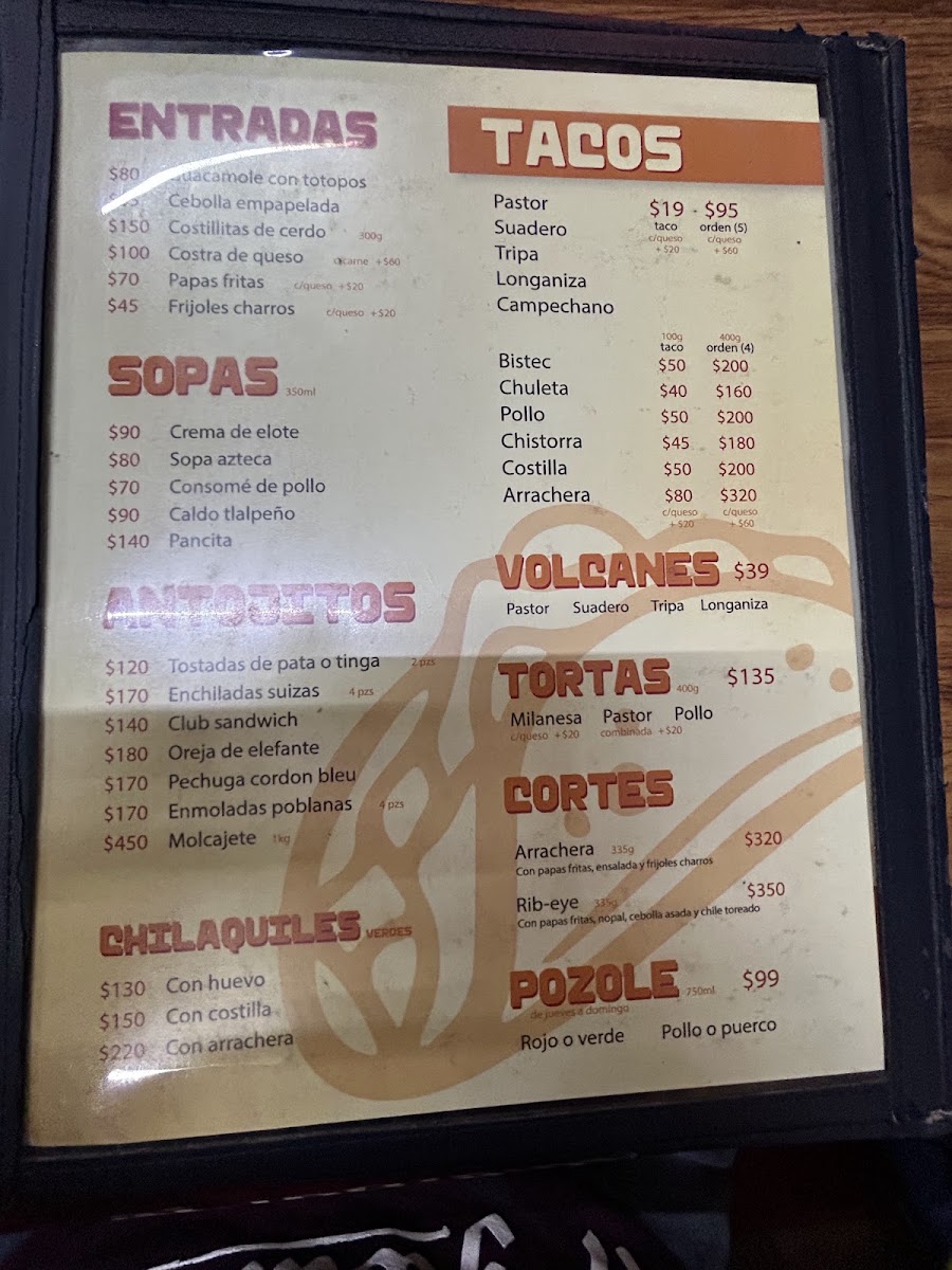 El Rinconcito Menu Photo 5