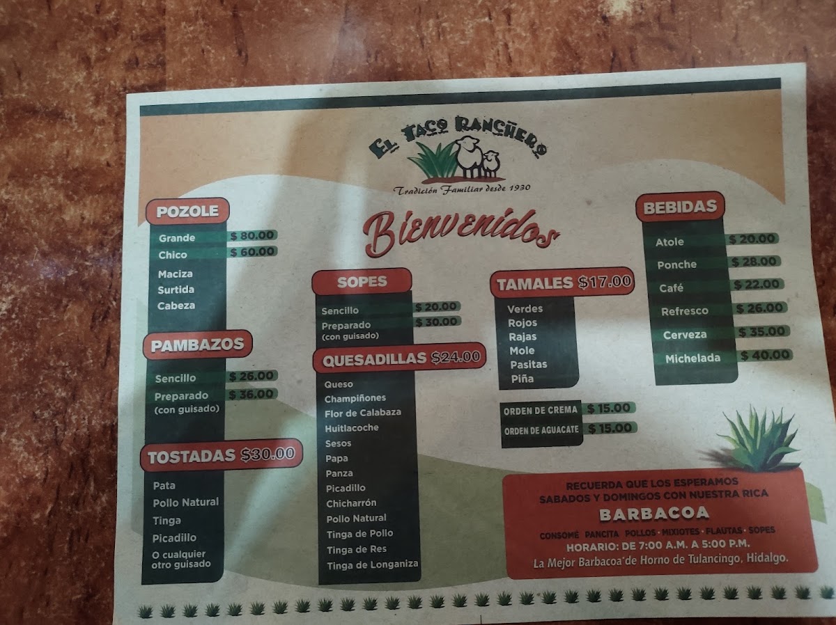 El Taco Ranchero Menu Photo 10