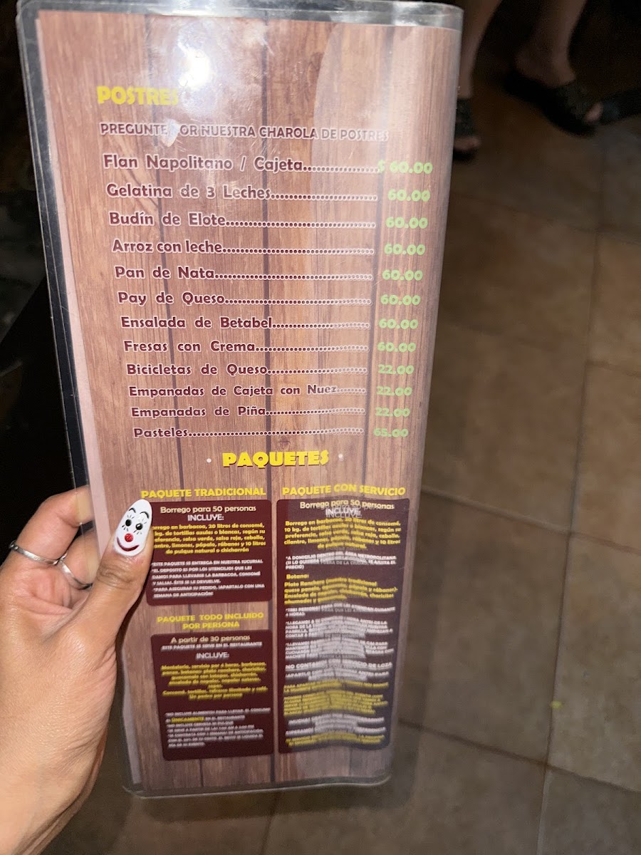 El Taco Ranchero Menu Photo 3